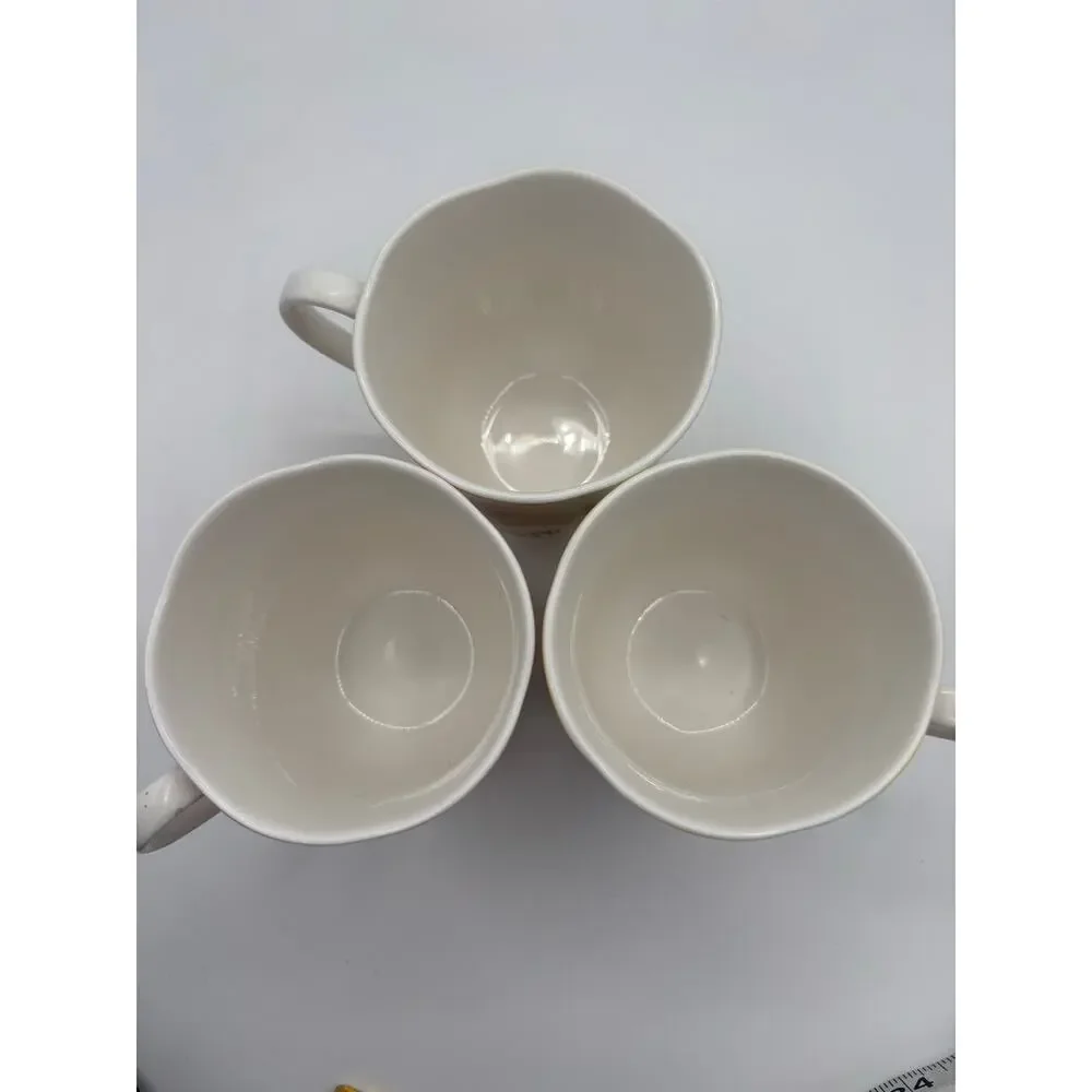Lenox Set of 3 Butterfly Meadow Coffee Cups